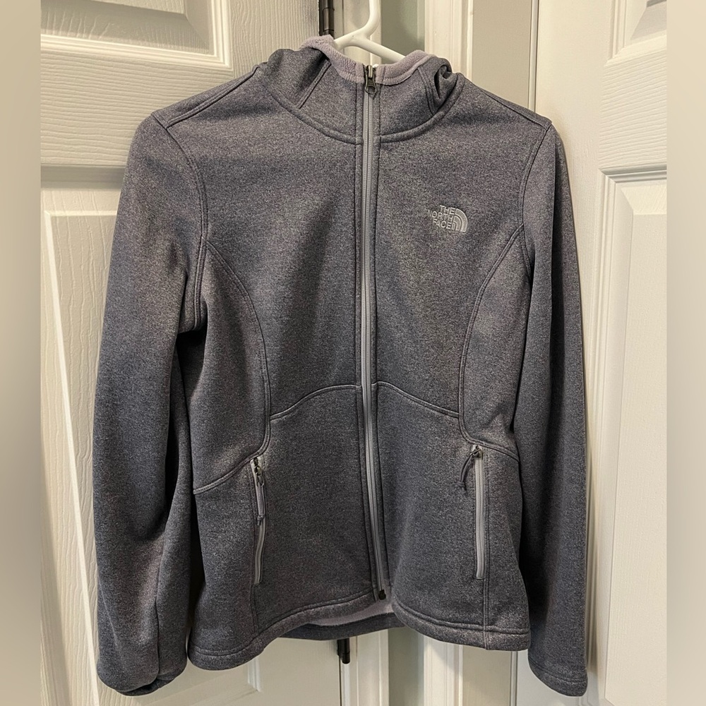 The North Face Women’s Full Zip Jacket Size S Softshell Agave Gray